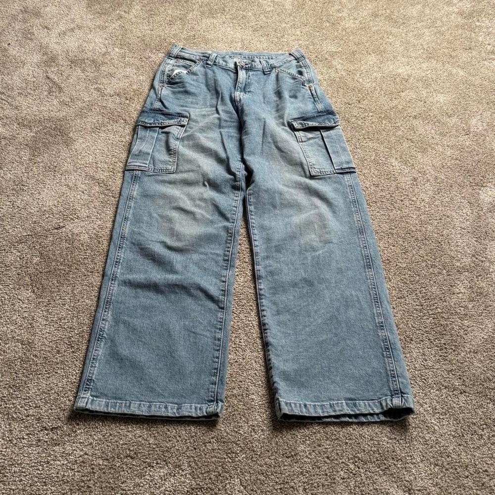 GAP "90s LOOSE MID RISE" DENIM CARGOS